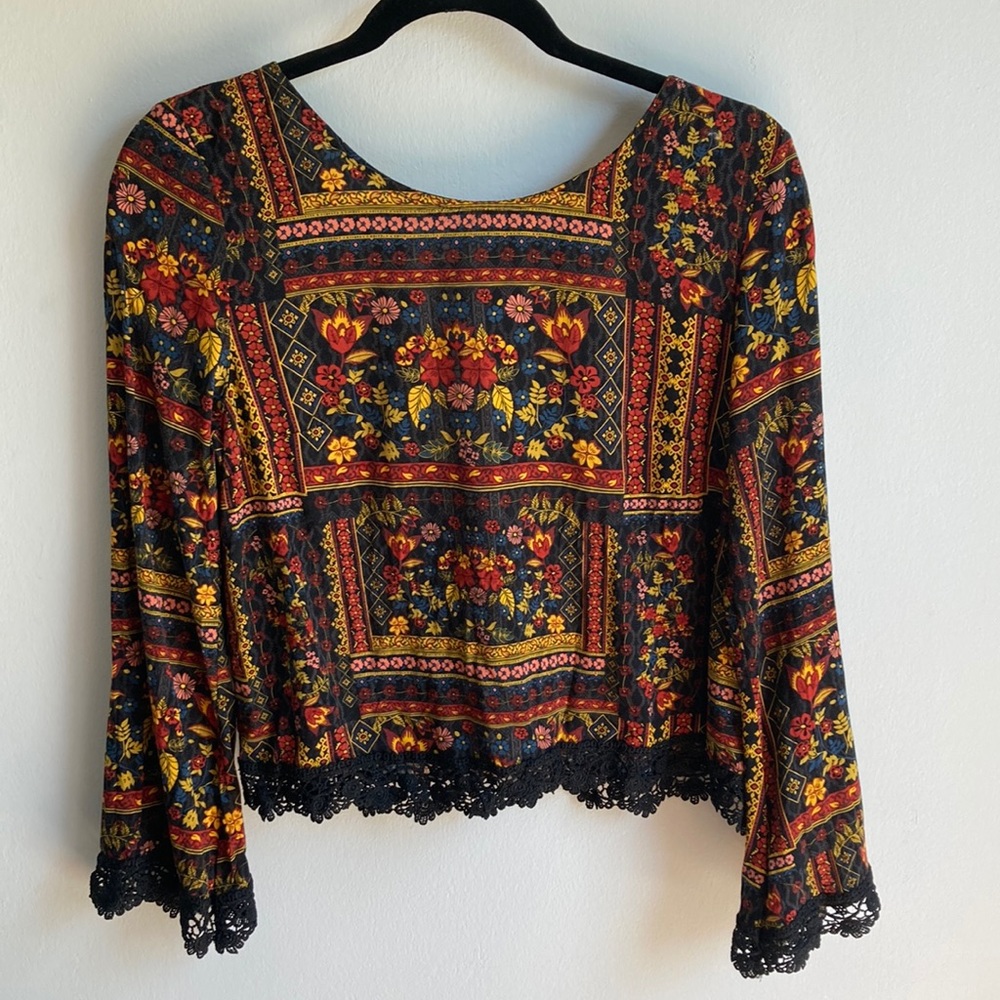 Cropped H&M Boho Shirt